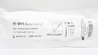 BVI 8445000 Accu-Temp High Temperature Cautery 2in Shaft w/ Fine Tip (x)